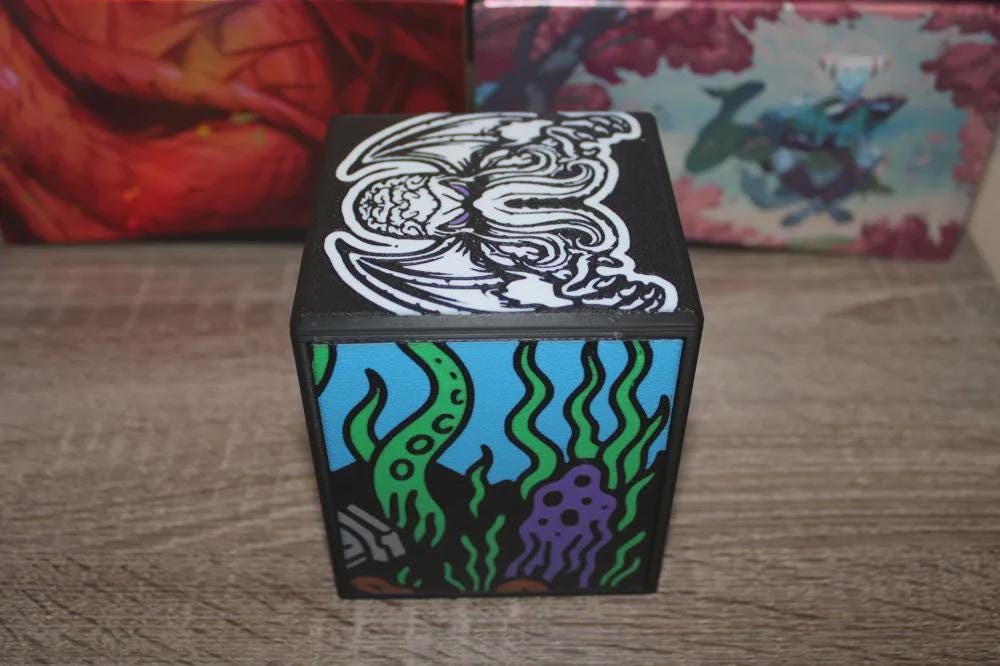 Cthulhu MTG Commander Deck Box, Card Case