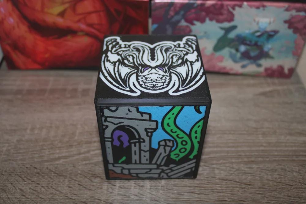 Cthulhu MTG Commander Deck Box, Card Case