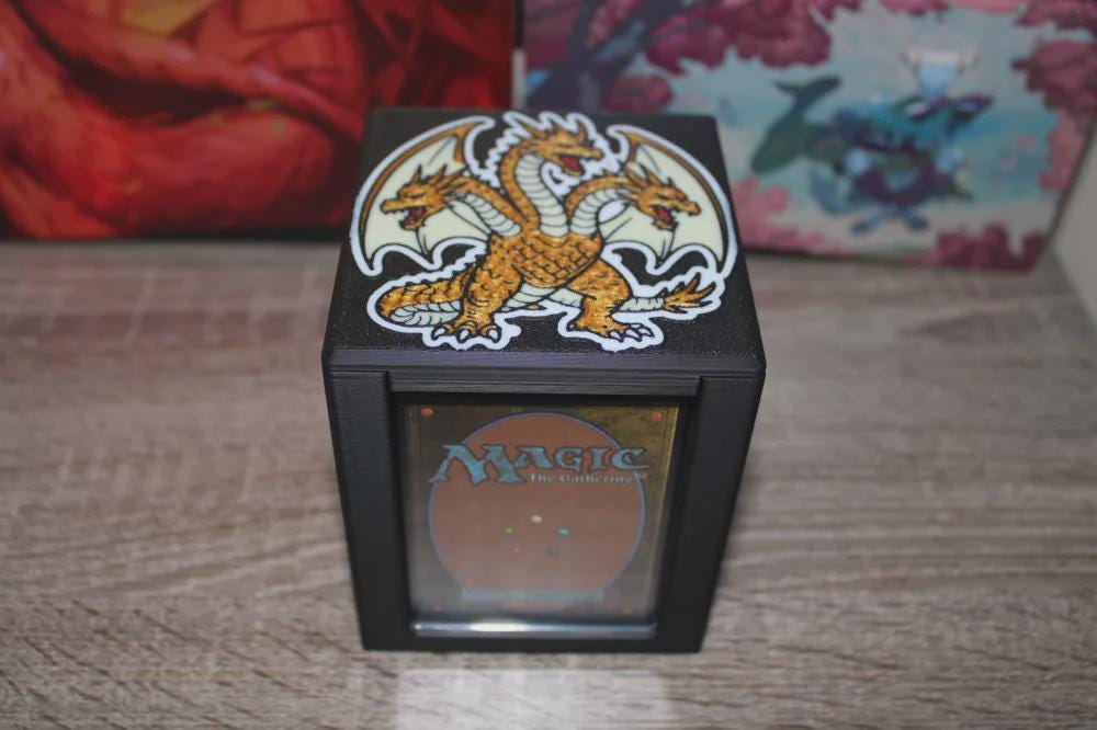 Ghyrson Starn MTG Commander Deck Box, Magnetic Closure, Card Case