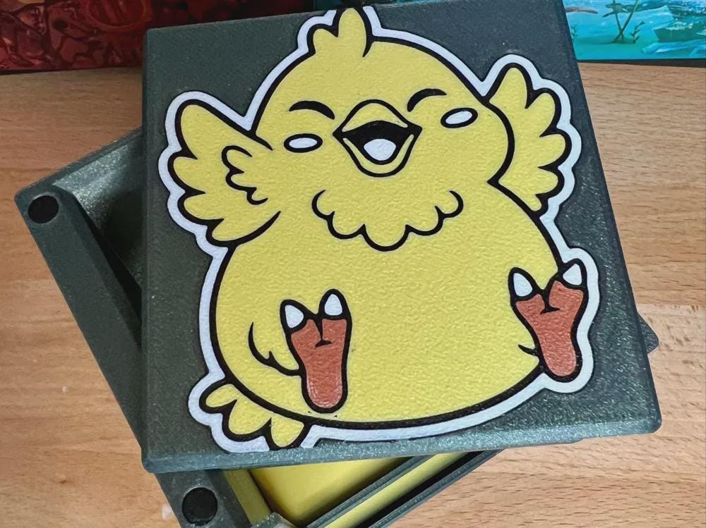 Fat Chocobo MTG Commander Deck Box, Card Case