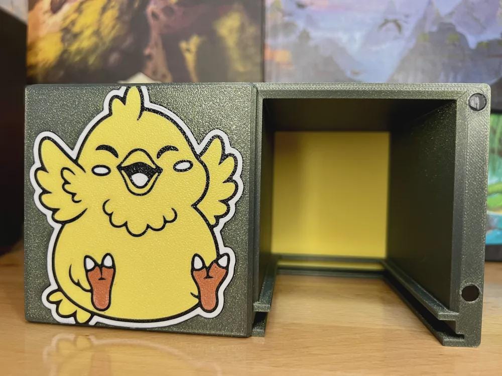 Fat Chocobo MTG Commander Deck Box, Card Case