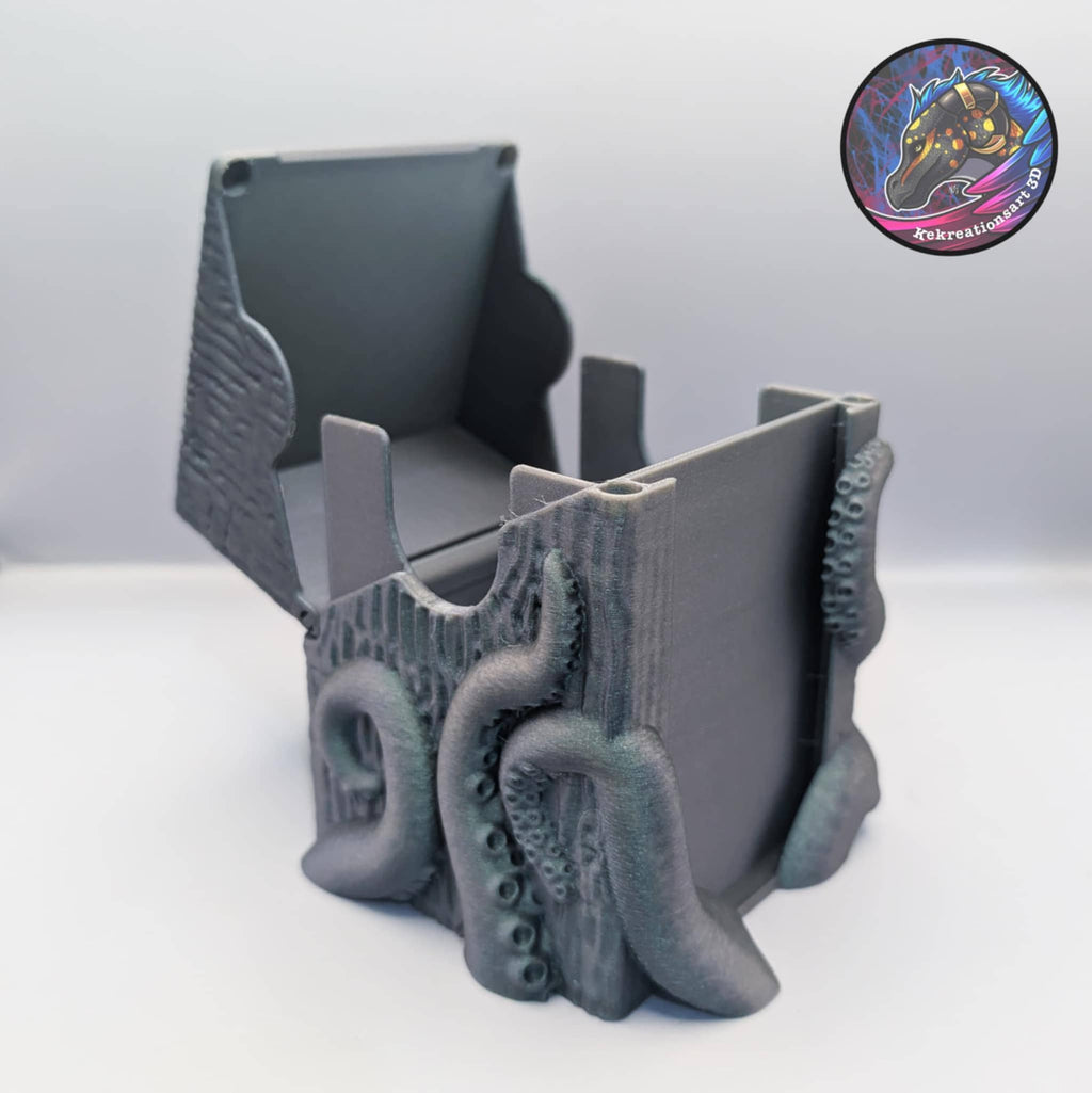 Kracken MTG Commander Deck Box, 3D Printed Card Case