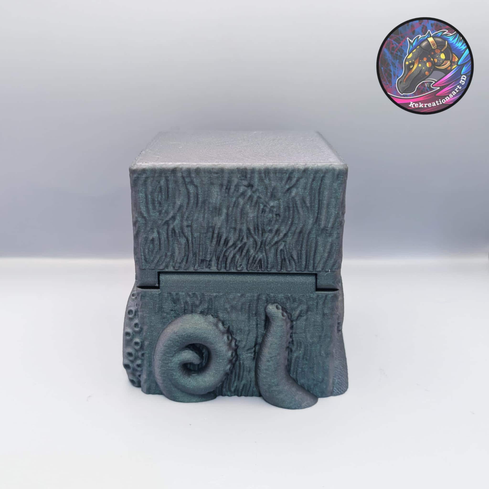 Kracken MTG Commander Deck Box, 3D Printed Card Case