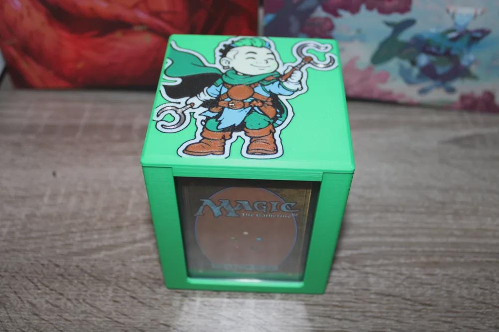 Kinnan MTG Commander Deck Box, 3D Printed Card Case