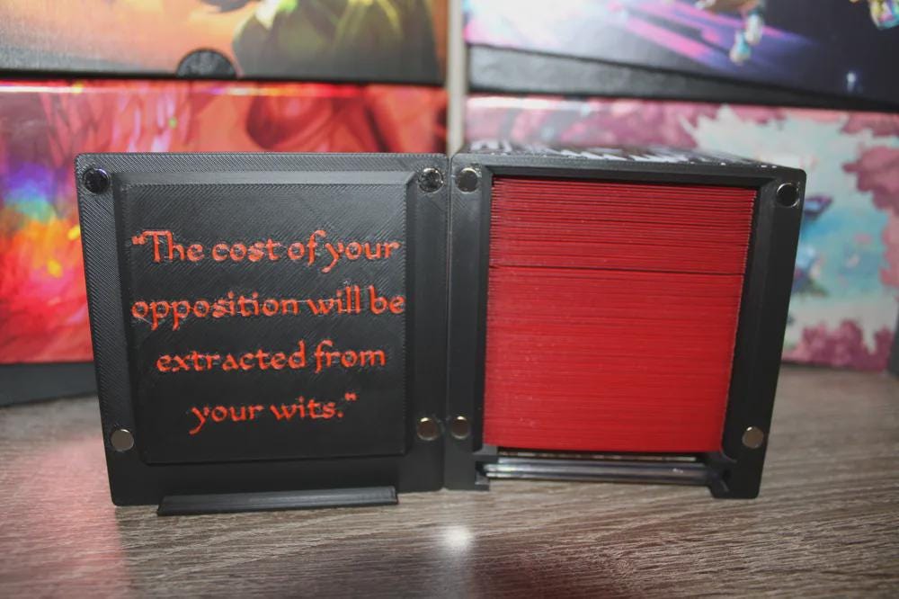 Nekusar MTG Commander Deck Box, EDH Card Case