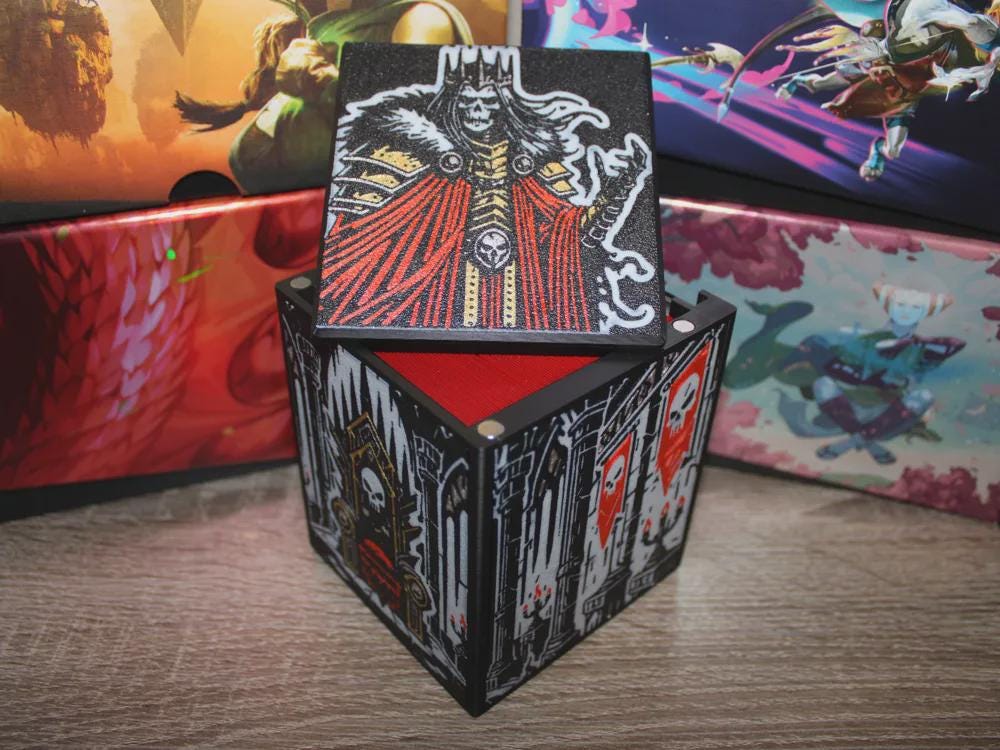Nekusar MTG Commander Deck Box, EDH Card Case