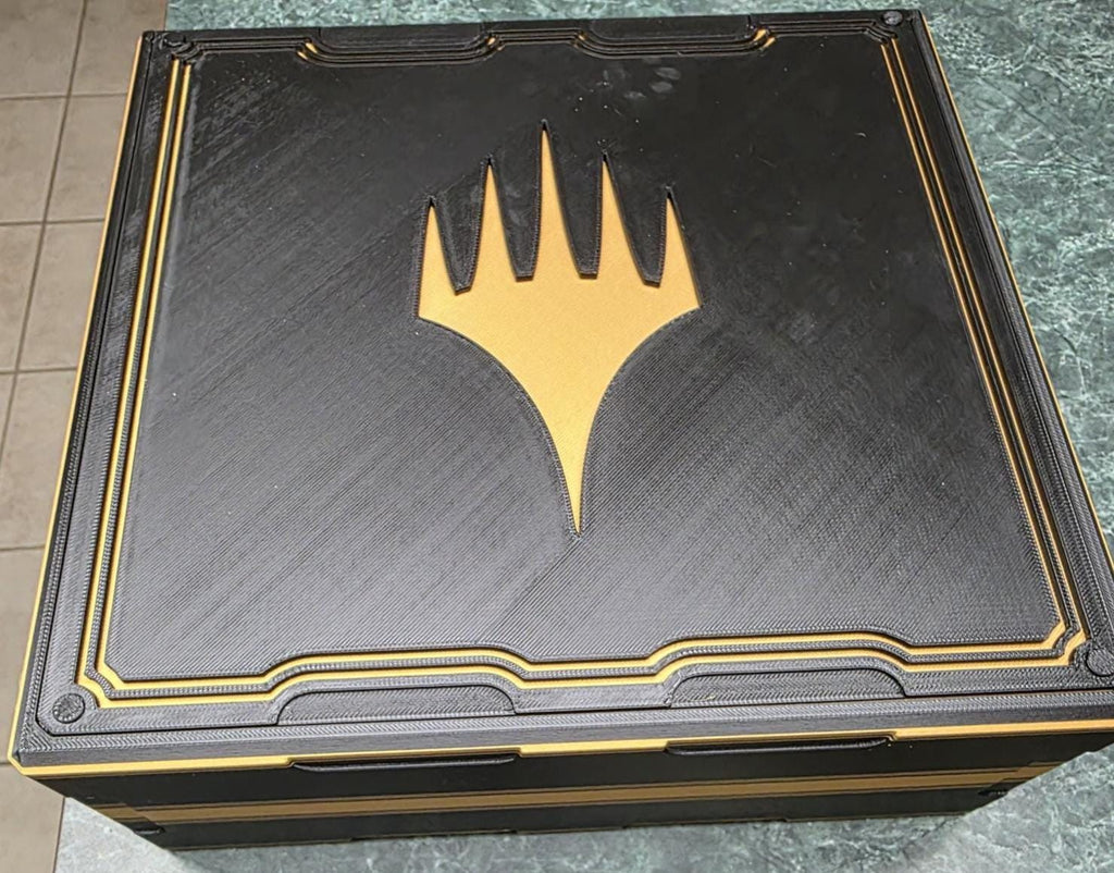 Magic The Gathering Card Case, Card Case collectible, Card Storage Cube Collection, MTG Cards, Custom Color, Includes 8 Dividers