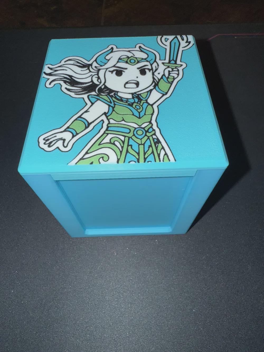 Eshki Theme MTG Commander Deck Box, Magnetic Card Case