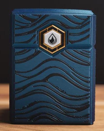 Blue Island MTG Deck Box, EDH Commander Card Case