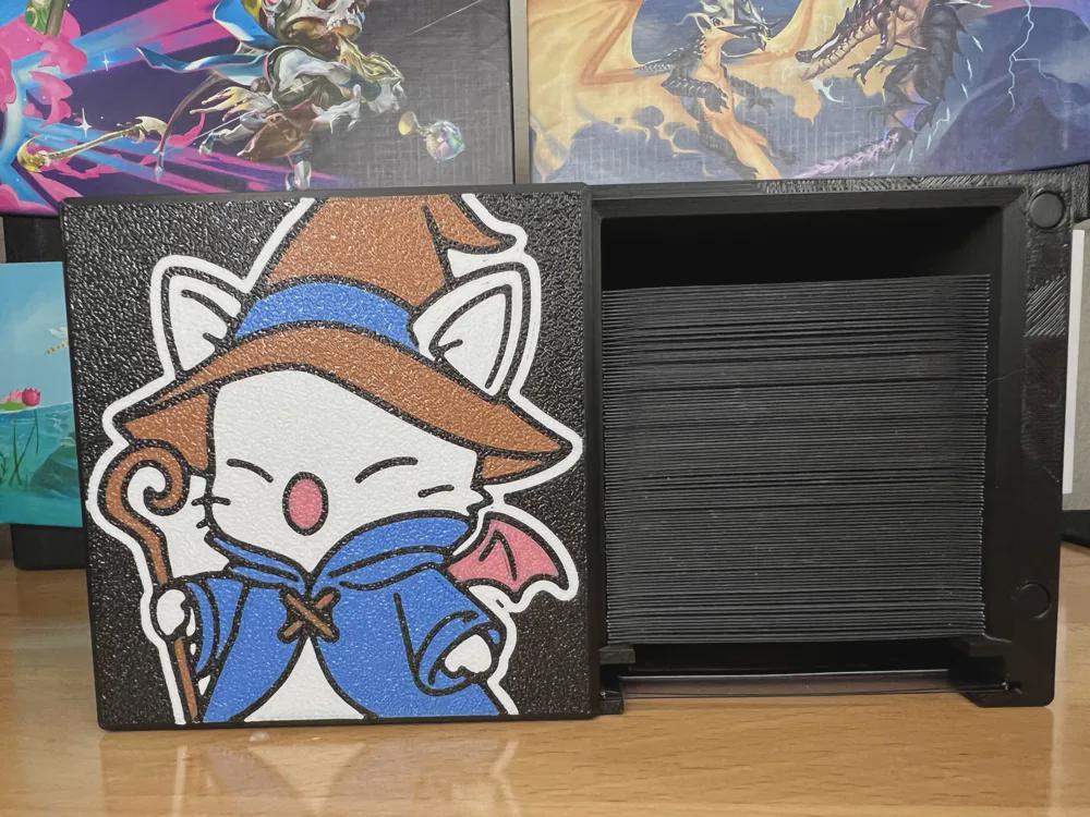 Mage Moggle MTG Card Deck Box, Commander Card Case