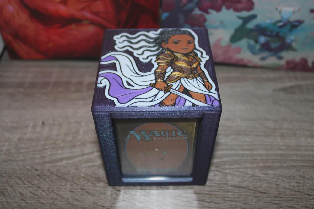 Anikthea MTG Commander Deck Box, Magnetic Card Case