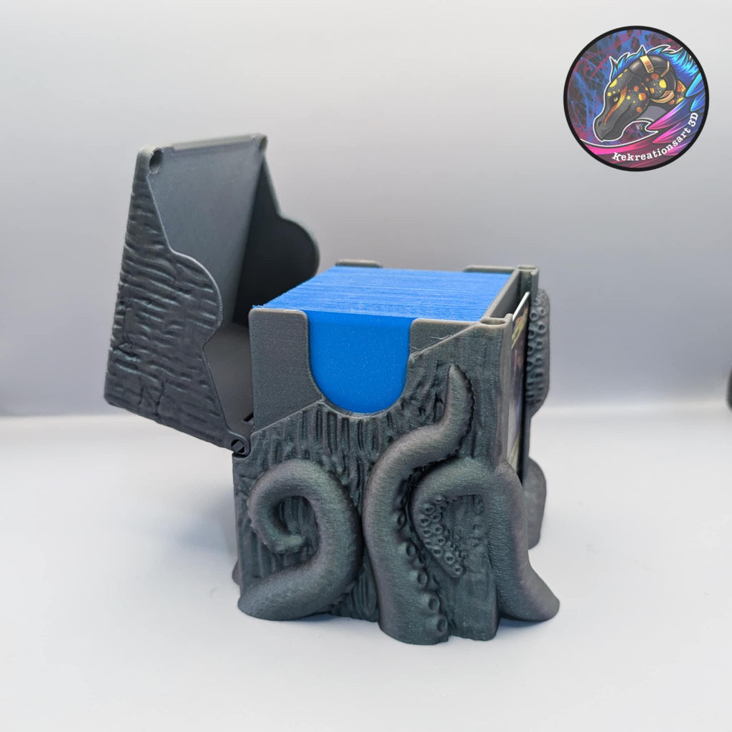 Kracken MTG Commander Deck Box, 3D Printed Card Case