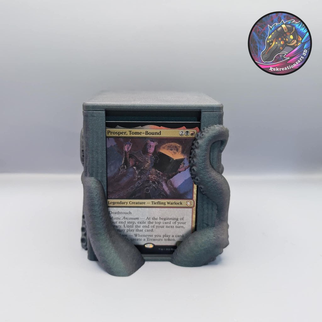 Kracken MTG Commander Deck Box, 3D Printed Card Case
