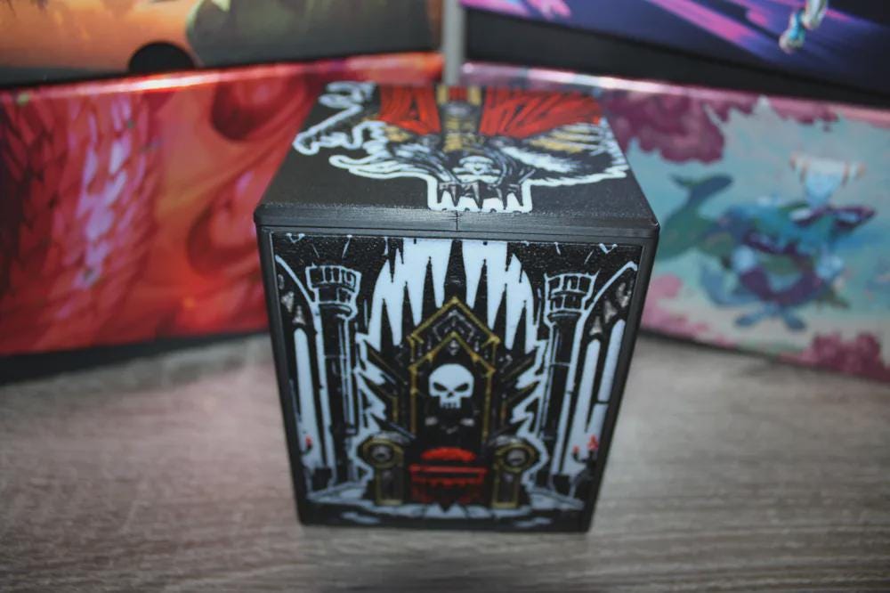Nekusar MTG Commander Deck Box, EDH Card Case