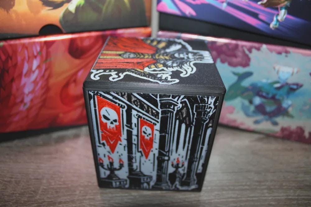 Nekusar MTG Commander Deck Box, EDH Card Case