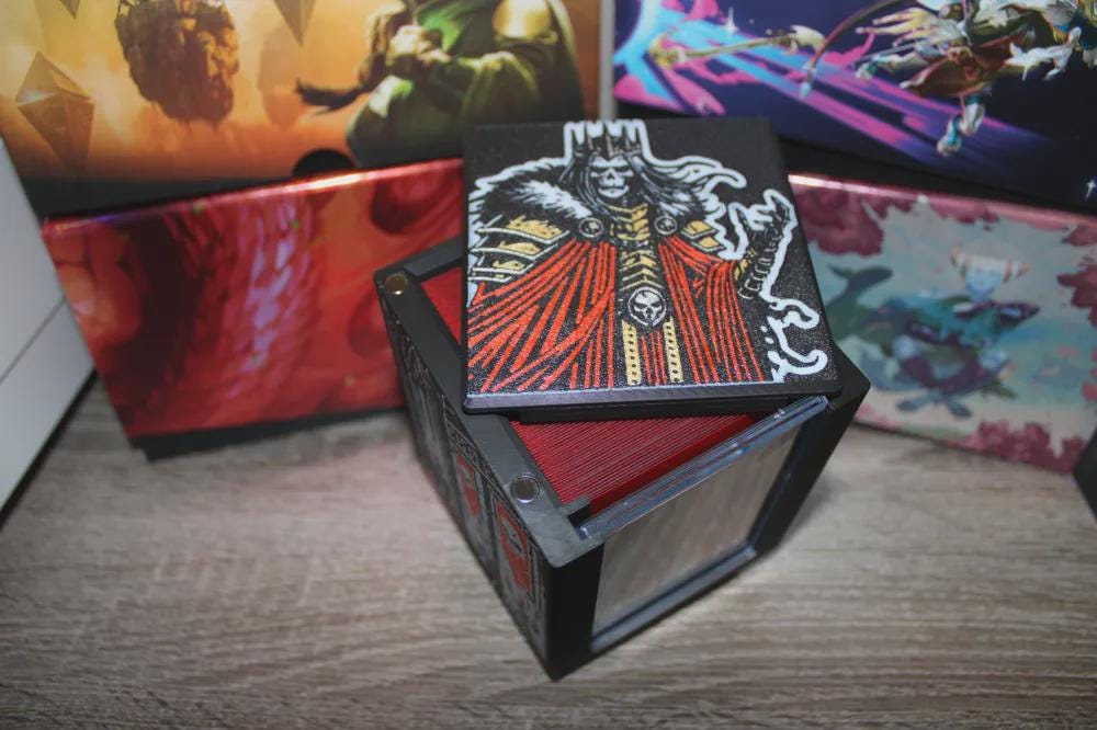 Nekusar MTG Commander Deck Box, EDH Card Case