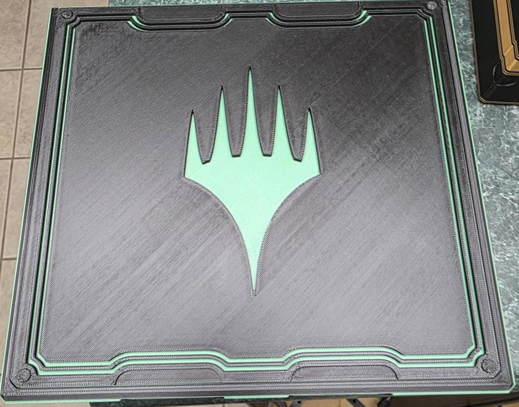 Magic The Gathering Card Case, Card Case collectible, Card Storage Cube Collection, MTG Cards, Custom Color, Includes 8 Dividers