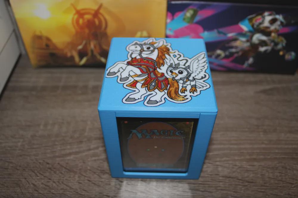 Keleth & Esior MTG Commander Deck Box, 3D Printed Card Case
