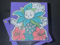 Oona MTG Commander Deck Box, Floral Card Case