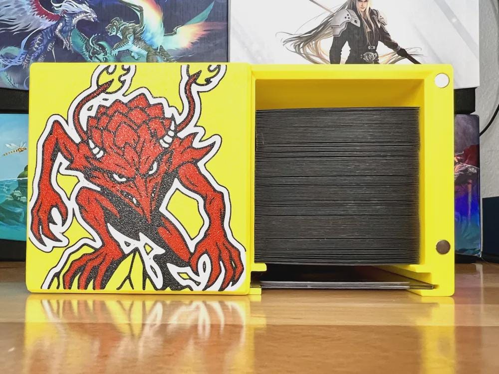 Kiki-Jiki MTG Commander Deck Box: 3D Printed Card Case