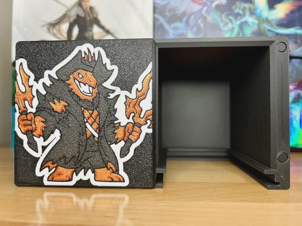 Jasper Flint MTG Commander Deck Box, 3D Printed Card Case