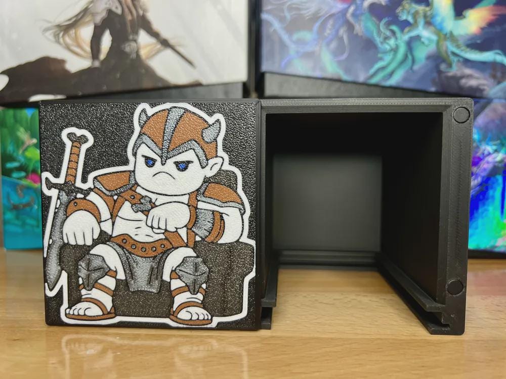 Oloro MTG Commander Card Box, 3D Printed Deck Case