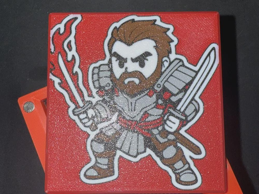 Isshin MTG Commander Deck Box, 3D Printed Card Case