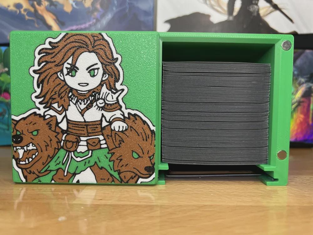 Faldorn MTG Commander Deck Box, 3D Printed Card Case