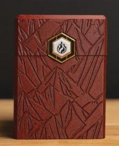 Mountainscape MTG Commander Deck Box: Magnetic Closure, 100 Double Sleeved Cards