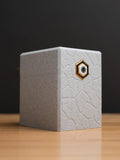 Plains MTG Commander Deck Box: Magnetic Closure, 100 Double Sleeved Cards
