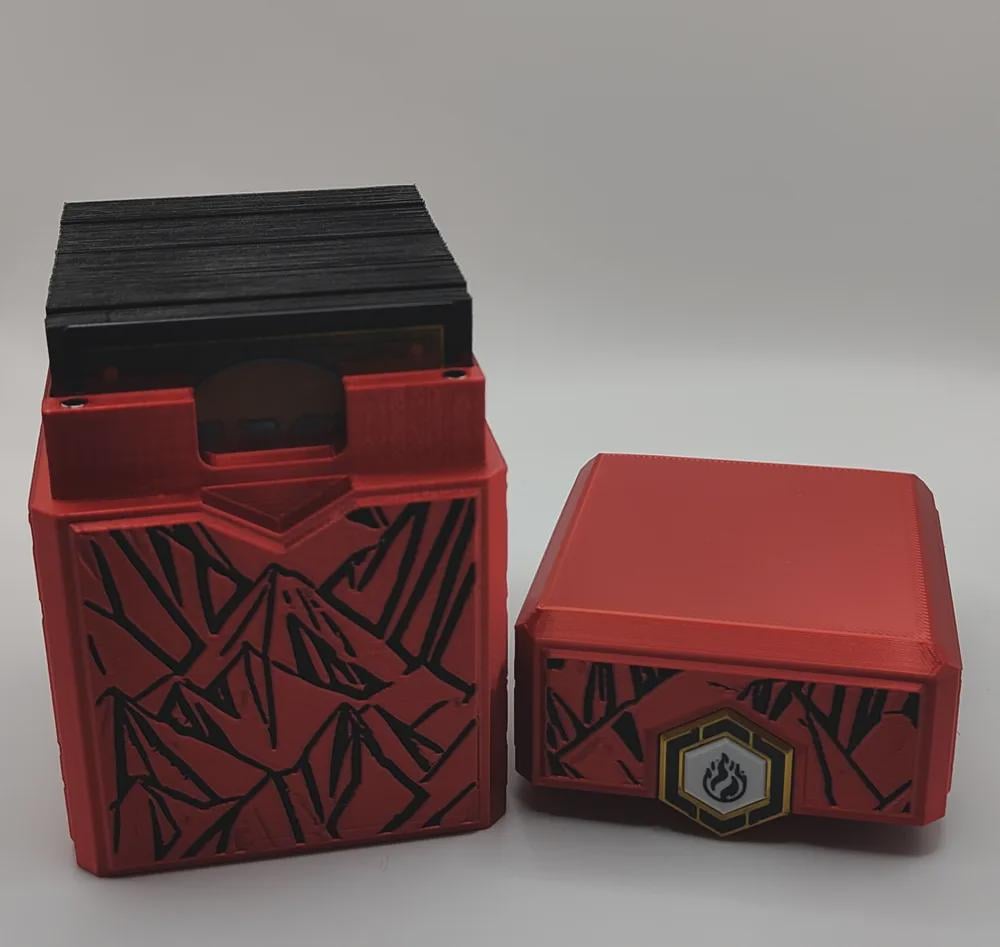 Mountainscape MTG Deck Box: Commander Card Case, Magnetic Closure