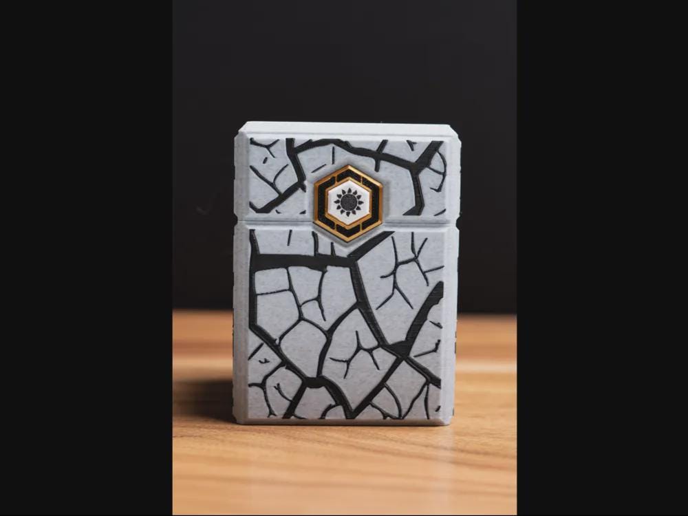 Multicolor Plains MTG Deck Box: Commander Card Case