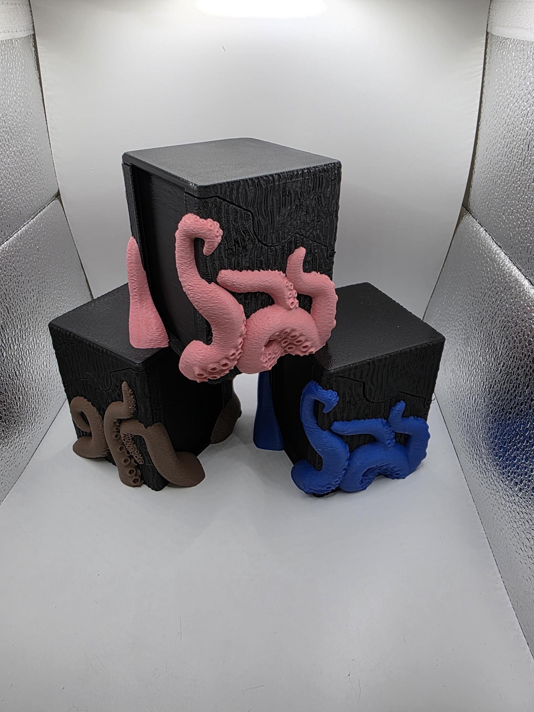 Kraken MTG Commander Card Box, Themed Deck Case