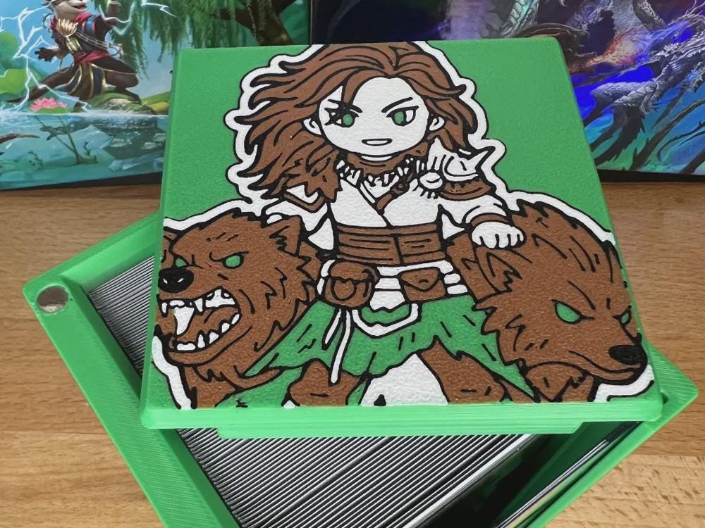 Faldorn MTG Commander Deck Box, 3D Printed Card Case