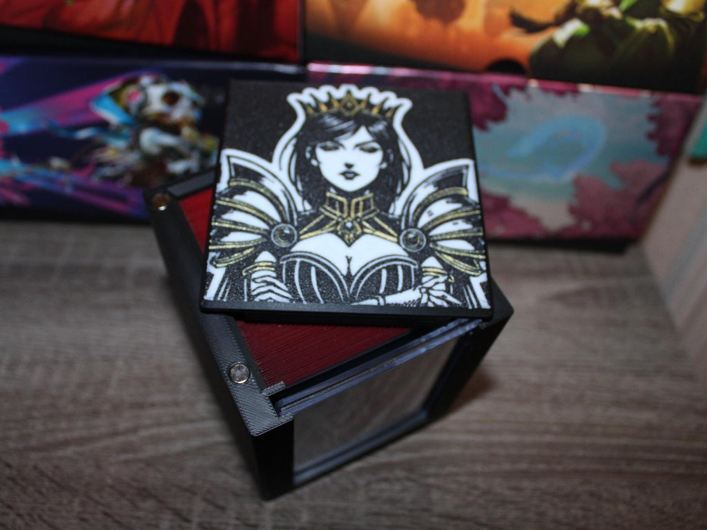 Queen Marchesa MTG Commander Deck Box, Magnetic Card Case