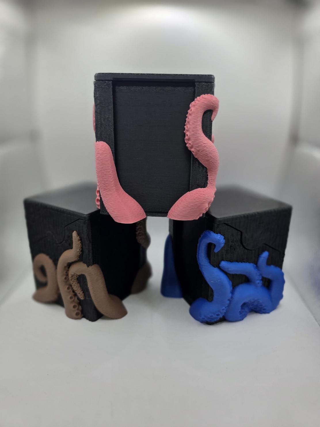 Kraken MTG Commander Card Box, Themed Deck Case