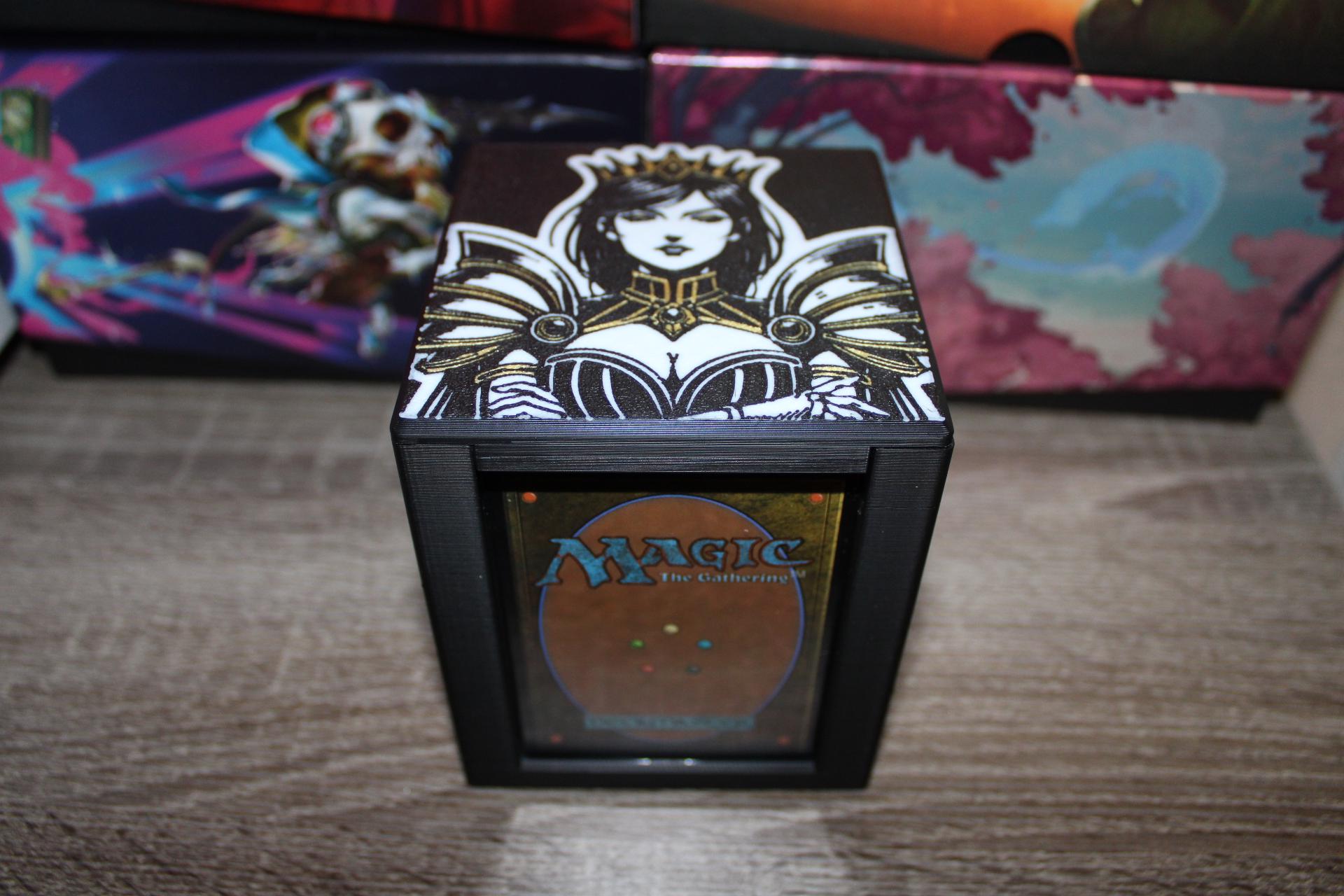 Queen Marchesa MTG Commander Deck Box, Magnetic Card Case