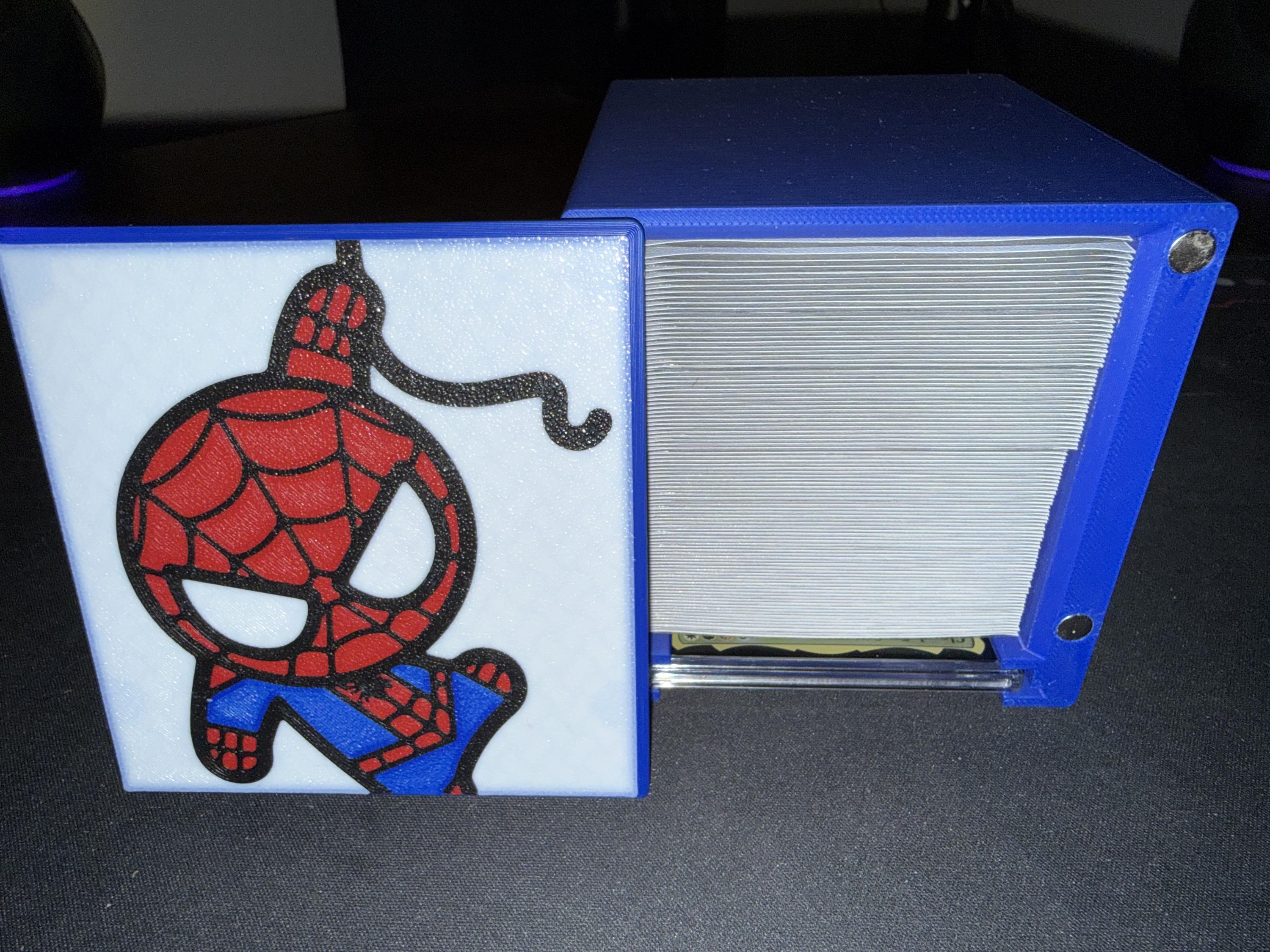 Chibi Spiderman MTG Commander Deck Box, Card Case