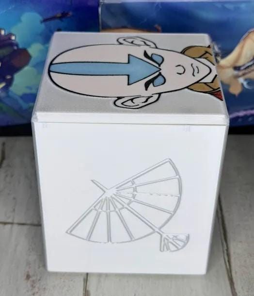 Aang MTG Commander Deck Box, Magnetic Card Case