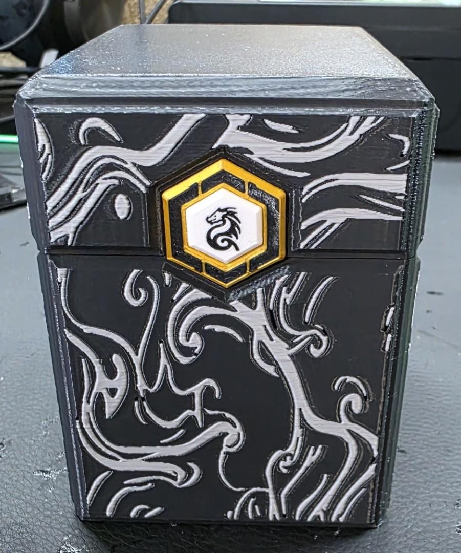 Dragon MTG Commander Deck Box, Magnetic Card Case