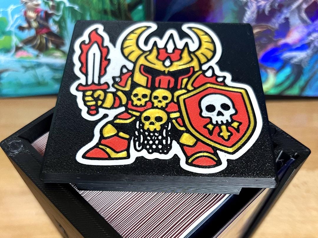 Everchosen MTG Commander Deck Box, 3D Printed Card Case