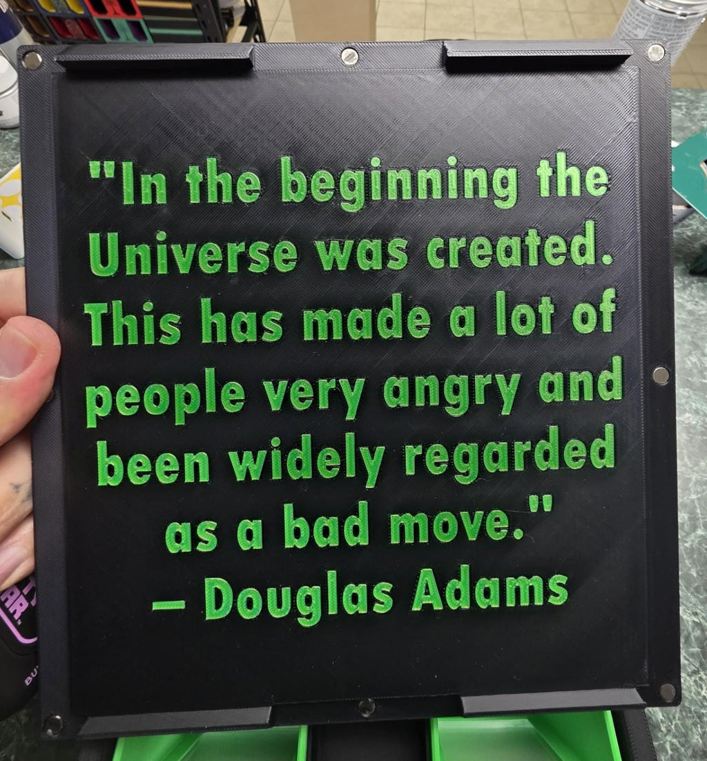 Hitchhiker Guide MTG Commander Deck Box, Card Case