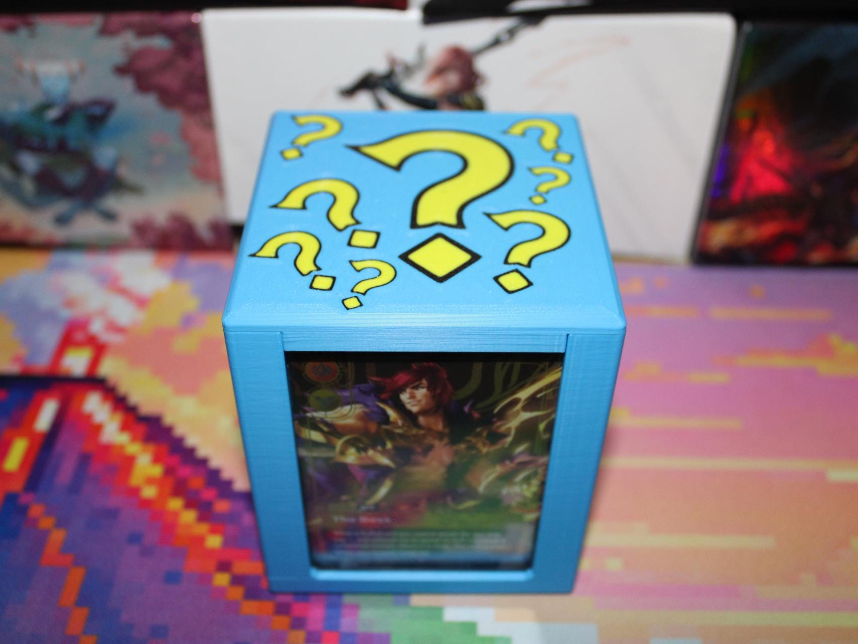 Ping Question Mark Commander Deck Box - Magnetic Card Case