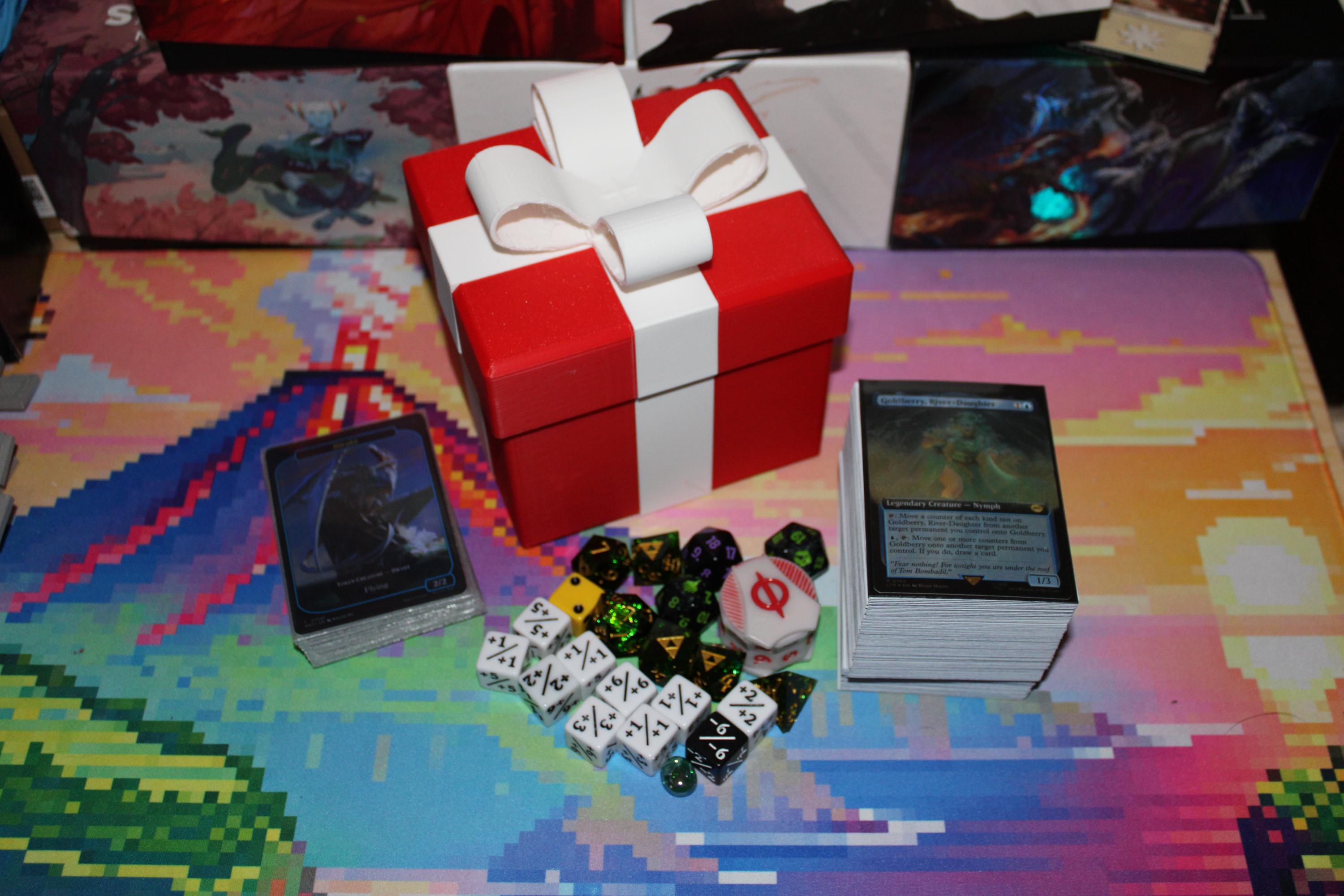 MTG EDH Commander Holiday Present Deck Box