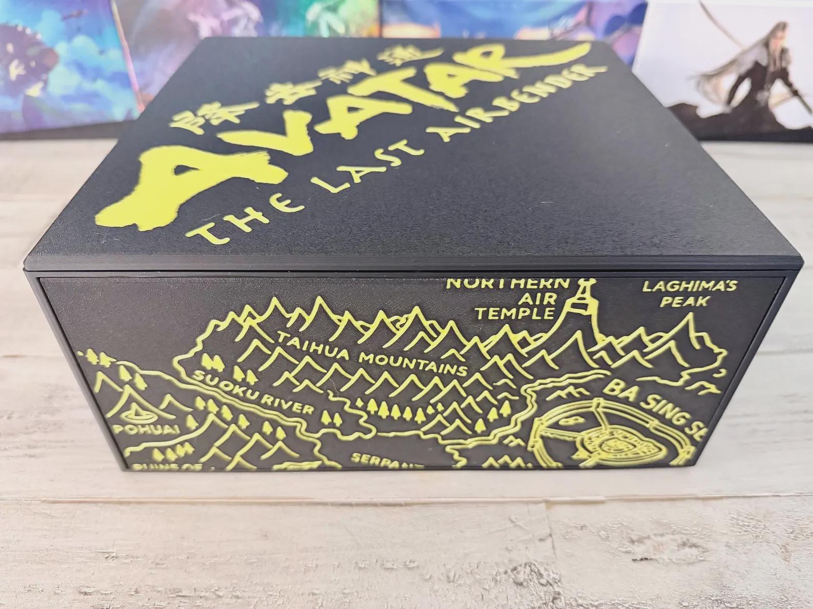 ATLA MTG EDH Commander Card Box, Magic the Gathering, Magic, Deck Case, Card Case 4 Player Party Box