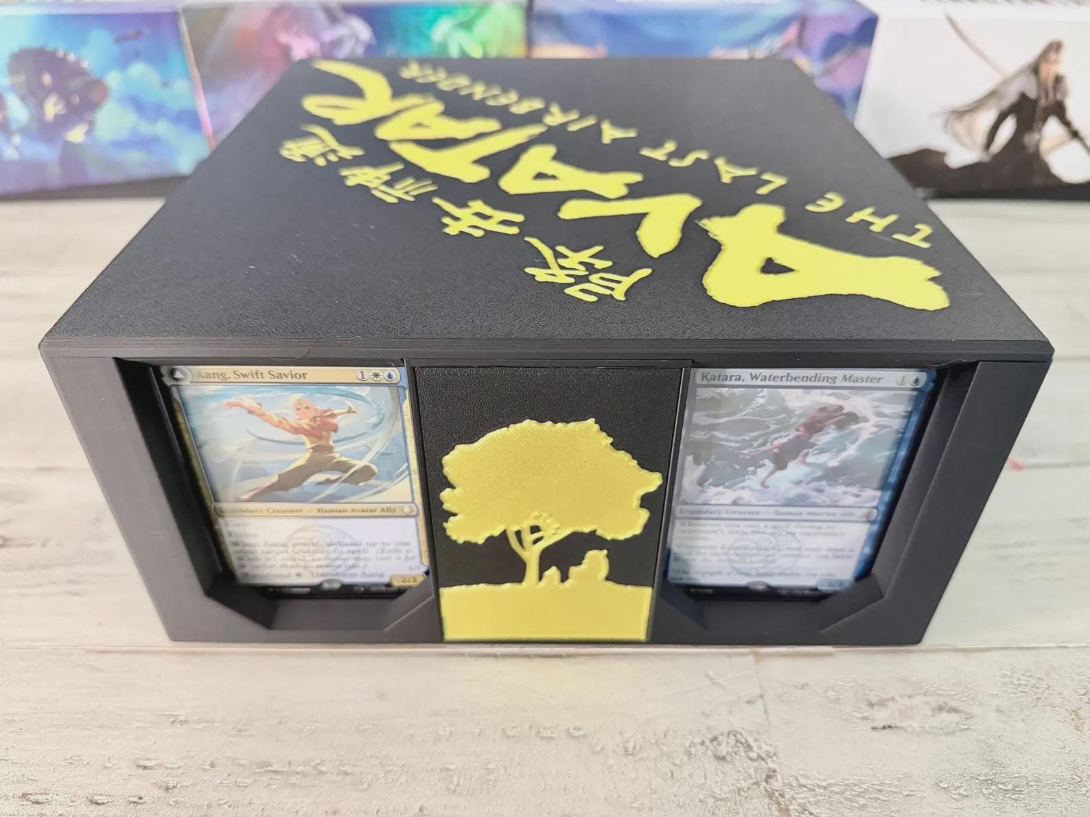 ATLA MTG EDH Commander Card Box, Magic the Gathering, Magic, Deck Case, Card Case 4 Player Party Box