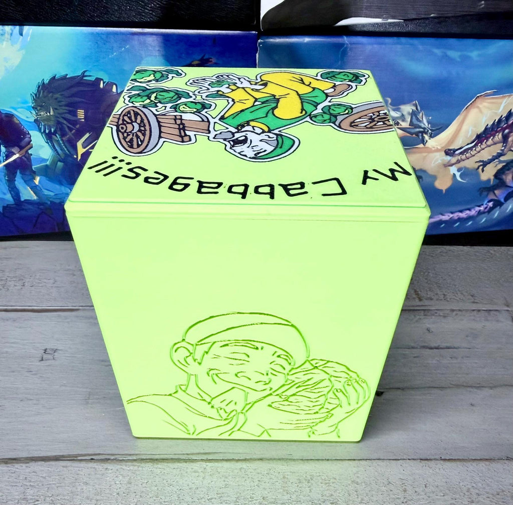 Cabbages-ATLA Themed MTG Commander Deck Box: Magnetic Card Case