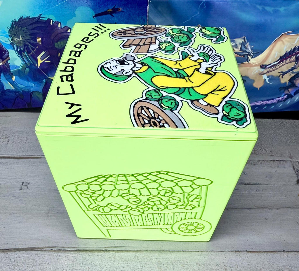 Cabbages-ATLA Themed MTG Commander Deck Box: Magnetic Card Case