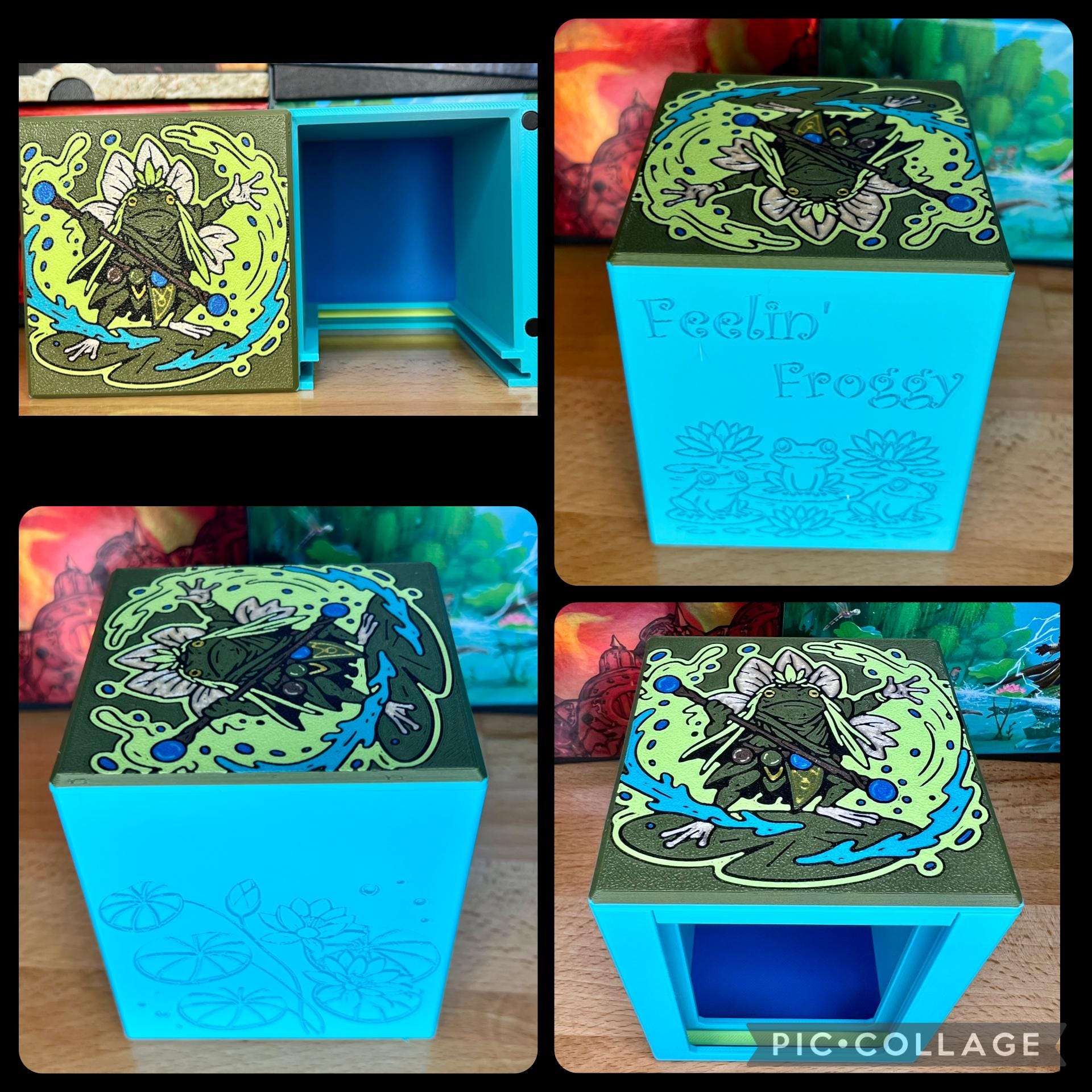 Clement Themed MTG Commander Deck Box: Magnetic Card Case
