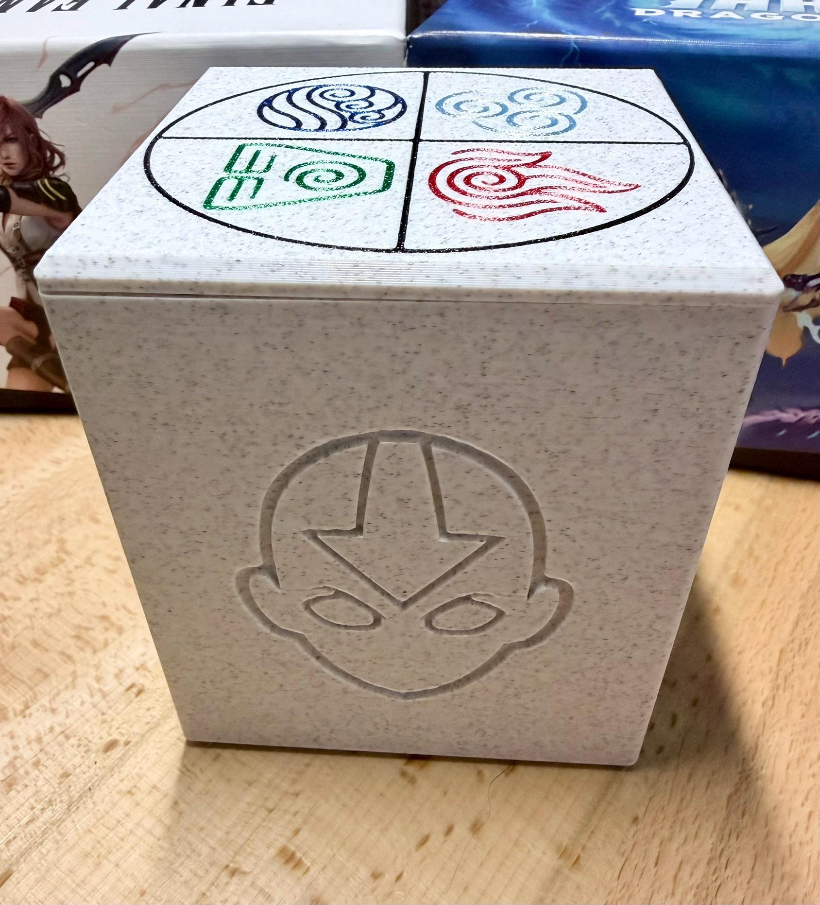 ATLA - Elements Themed MTG Commander Deck Box: Magnetic Card Case